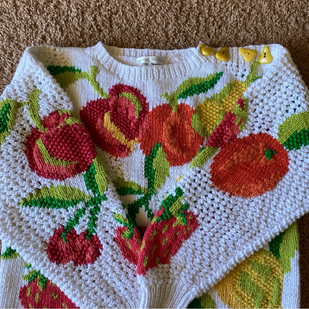 Vintage Jennifer Reed Fruit Sweater